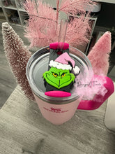 Load image into Gallery viewer, Pink Grinchmas Stanley Topper
