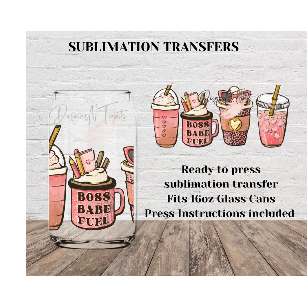 Sublimation BossBabe Transfer