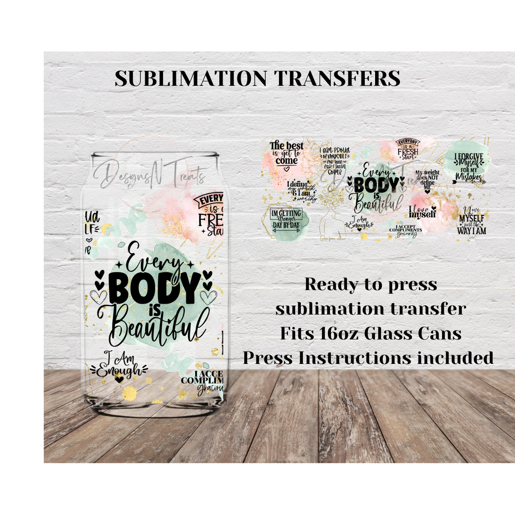 Sublimation Beautiful Transfer